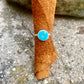 Delicate Kingman Turquoise Ring (Size 5)