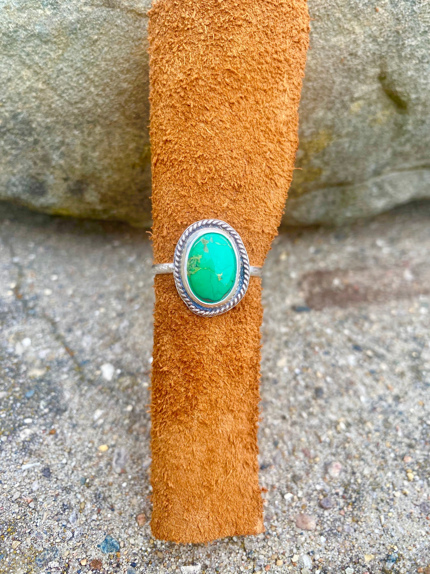 Green Mohave Ring (Size 10)